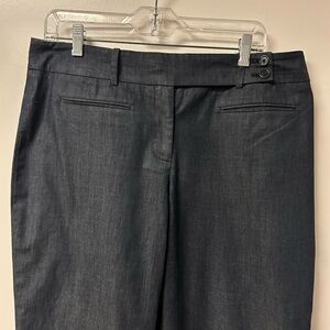 LOFT Dark Grayish Navy Wide Leg Women’s Dress Pants